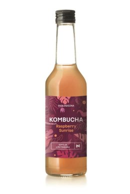 KOMBUCHA KOKTAJLOWA RASPBERRY SUNRISE BIO 270 ml - DELIKATNA