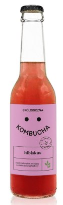 KOMBUCHA Z HIBISKUSEM BIO 270 ml - DELIKATNA