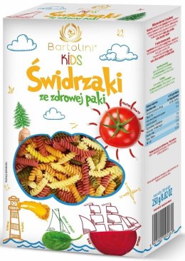 MAKARON (SEMOLINOWY Z SUSZONYMI WARZYWAMI) DLA DZIECI ŚWIDRZAKI 250 g - BARTOLINI