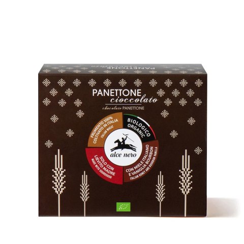 BABKA PANETTONE CIOCCOLATO BIO 750 g - ALCE NERO (PRODUKT SEZONOWY)