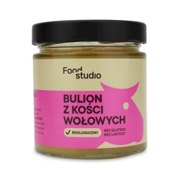 BULION WOŁOWY BEZGLUTENOWY BIO (SŁOIK) 350 ml - FOOD STUDIO