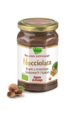 KREM Z ORZECHÓW LASKOWYCH I KAKAO BEZGLUTENOWY BIO 250 g - RIGONI DI ASIAGO (NOCCIOLATA)