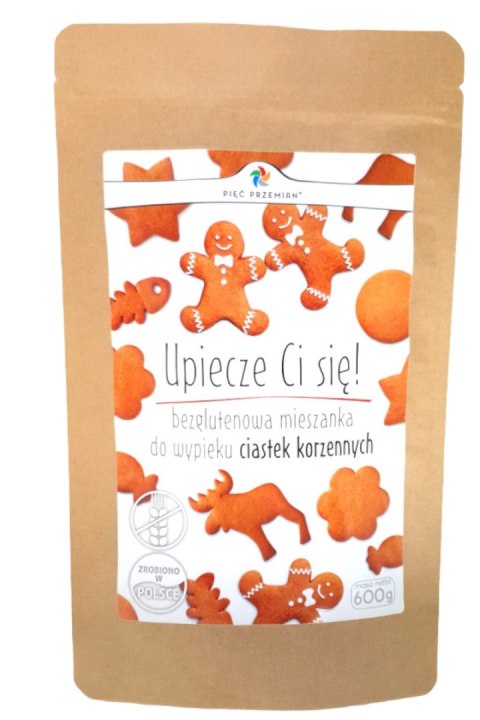 MIESZANKA DO WYPIEKU CIASTEK KORZENNYCH BEZGLUTENOWA 600 g - PIĘĆ PRZEMIAN (PRODUKT SEZONOWY)