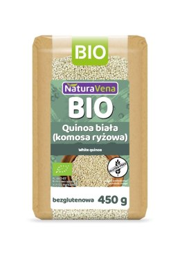 QUINOA BIAŁA (KOMOSA RYŻOWA) BEZGLUTENOWA BIO 450 g - NATURAVENA