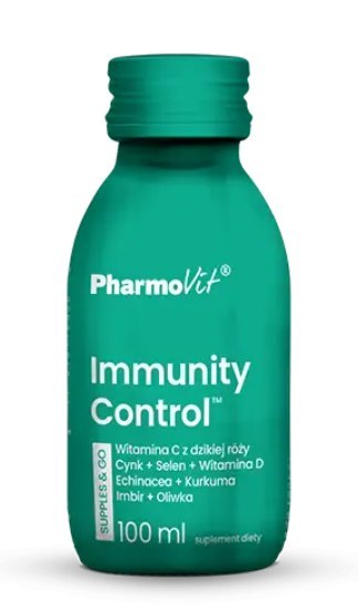 SHOT IMMUNITY CONTROL BEZGLUTENOWY 100 ml - PHARMOVIT (SUPPLES & GO)