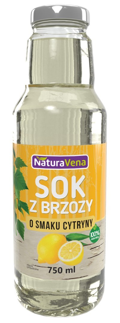 SOK Z BRZOZY Z CYTRYNĄ 750 ml - NATURAVENA