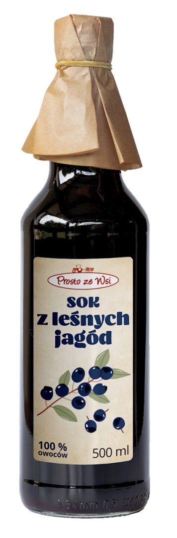 SOK JAGODOWY NFC 500 ml - PROSTO ZE WSI