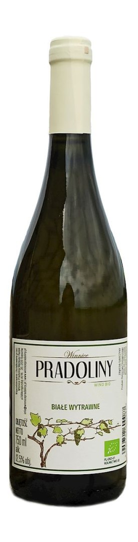 WINO BIAŁE WYTRAWNE SOLARIS BIO 750 ml - WINNICE PRADOLINY