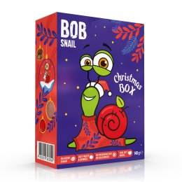 ZESTAW ŚWIĄTECZNY - PRZEKĄSKI OWOCOWE Z ZABAWKĄ I NAKLEJKĄ BEZGLUTENOWE 140 g - BOB SNAIL (PRODUKT SEZONOWY)