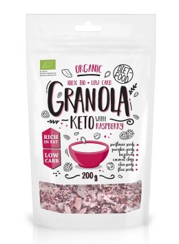 GRANOLA MALINA KETO BIO 200 g - DIET-FOOD