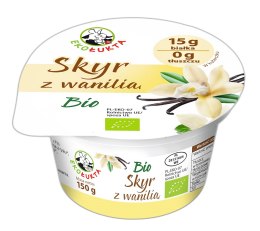 JOGURT SKYR TYPU ISLANDZKIEGO Z WANILIĄ BIO 150 g - EKO ŁUKTA