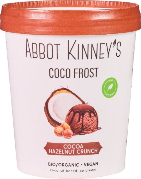 LODY WEGAŃSKIE KOKOSOWE Z SOSEM KAKAOWYM I KARMELIZOWANYMI ORZECHAMI LASKOWYMI BIO 475 ml - ABBOT KINNEY'S