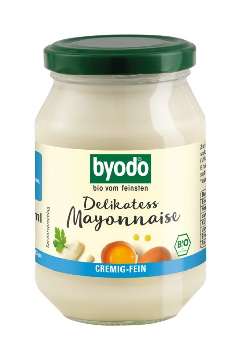 MAJONEZ JAJECZNY DELIKATNY BEZGLUTENOWY BIO 250 ml - BYODO