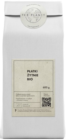 PŁATKI ŻYTNIE BIO 600 g - THE PLANET