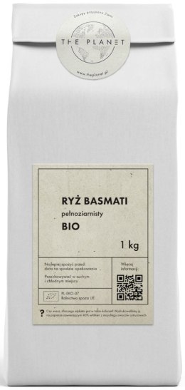 RYŻ BASMATI PEŁNOZIARNISTY BIO 1 kg - THE PLANET