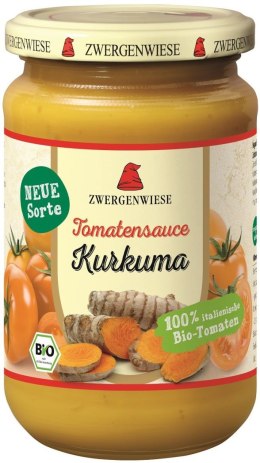 SOS Z ŻÓŁTYCH POMIDORÓW Z KURKUMĄ BEZGLUTENOWY BIO 340 ml - ZWERGENWIESE