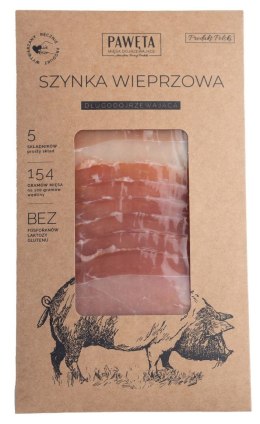 SZYNKA DOJRZEWAJĄCA PLASTRY BEZGLUTENOWA 50 g - PAWĘTA