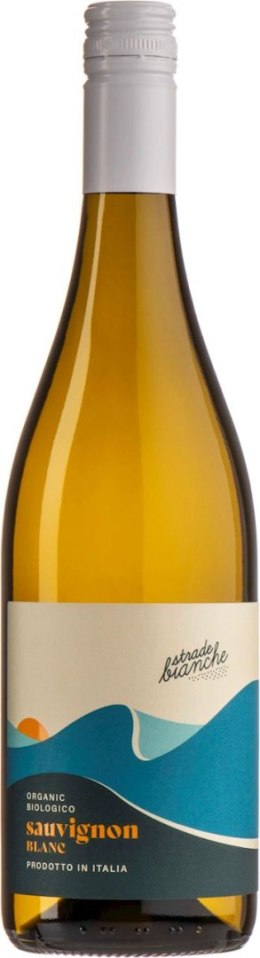 WINO STRADE BIANCHE SAUVIGNON BIAŁE WYTRAWNE BIO 0,75 L (WŁOCHY)