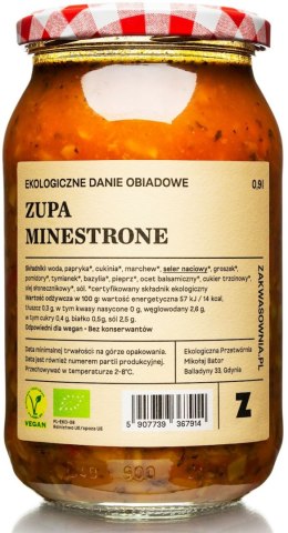 ZUPA WARZYWNA MINESTRONE BIO 900 ml - DELIKATNA