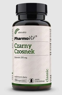 CZARNY CZOSNEK EKSTRAKT (250 mg) BEZGLUTENOWY 90 KAPSUŁEK - PHARMOVIT (CLASSIC)