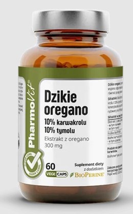 DZIKIE OREGANO EKSTRAKT (300 mg) BEZGLUTENOWY 60 KAPSUŁEK - PHARMOVIT (CLEAN LABEL)