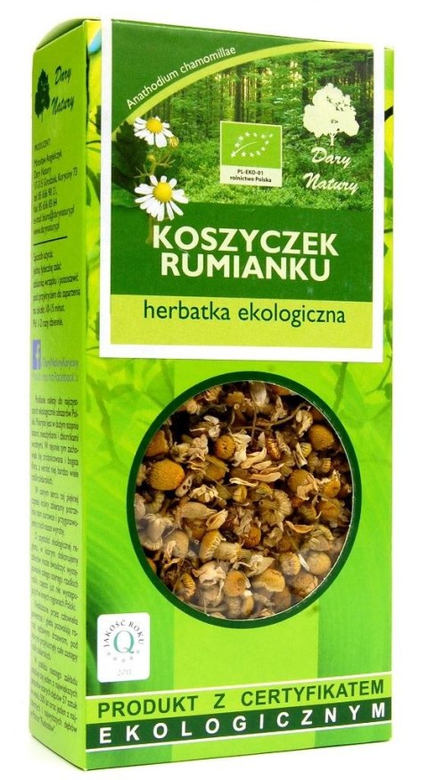 HERBATKA KOSZYCZEK RUMIANKU BIO 25 g - DARY NATURY