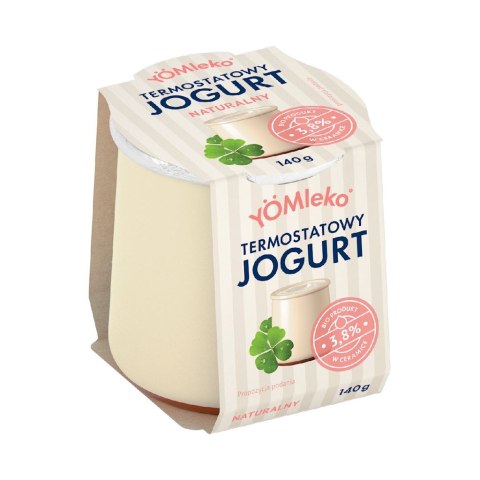 JOGURT TERMOSTATOWY NATURALNY 3,8 % BIO 140 g - YÖMLEKO