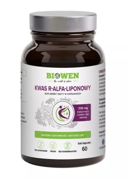 KWAS R-ALFA-LIPONOWY 60 KAPSUŁEK - BIOWEN