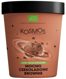 LODY RZEMIEŚLNICZE MOCNO CZEKOLADOWE BROWNIE Z CIASTECZKAMI BIO 475 ml - KOSMOS