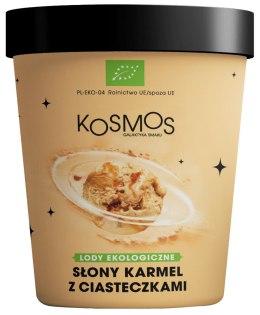 LODY RZEMIEŚLNICZE SŁONY KARMEL Z CIASTECZKAMI BIO 475 ml - KOSMOS