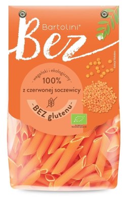 MAKARON PROTEINOWY (Z SOCZEWICY CZERWONEJ) PENNE BEZGLUTENOWY BIO 250 g - BARTOLINI