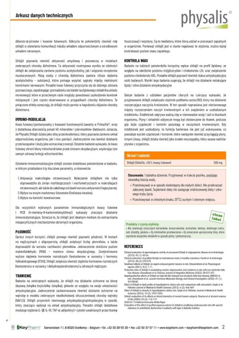 SHILAJIT (500 mg) 30 TABLETEK - PHYSALIS