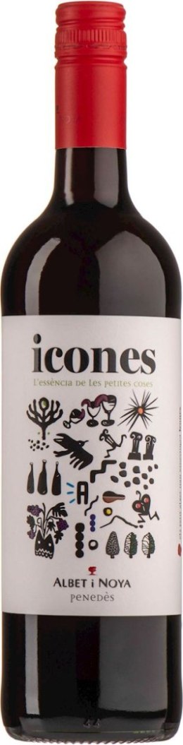 WINO ICONES NEGRE ALBET I NOYA CZERWONE WYTRAWNE BIO 0,75 L (HISZPANIA)