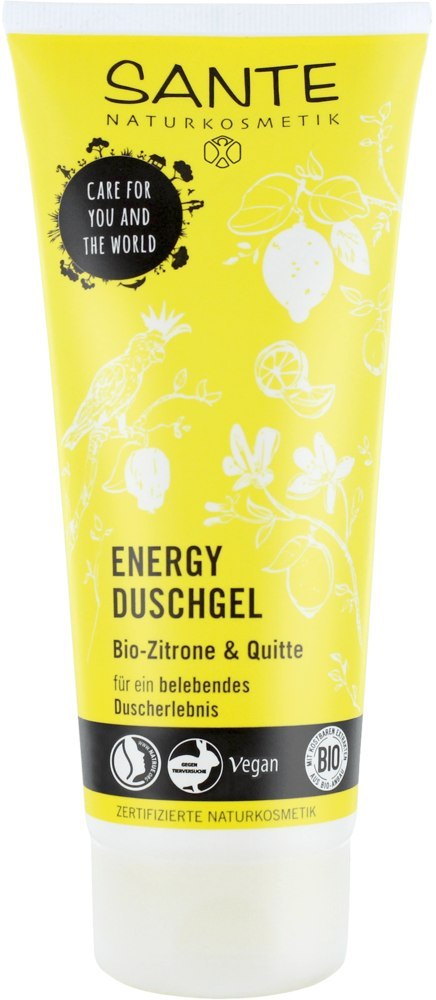 ŻEL POD PRYSZNIC ORZEŹWIAJĄCO - ENERGETYZUJĄCY CYTRYNA I POMARAŃCZA ECO 200 ml - SANTE