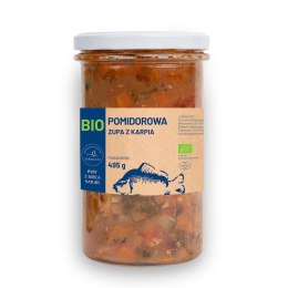 ZUPA POMIDOROWA RYBNA Z KARPIA BIO 495 g - GOSPODARSTWO RYBACKIE ZAWÓLCZE