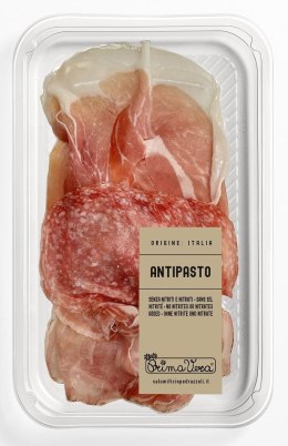 ANTIPASTI TRIO: SALAMI MILANO, POLĘDWICA LONZINO, SZYNKA PROSCIUTTO CRUDO BIO BEZGLUTENOWE BIO 90 g - PRIMAVERA