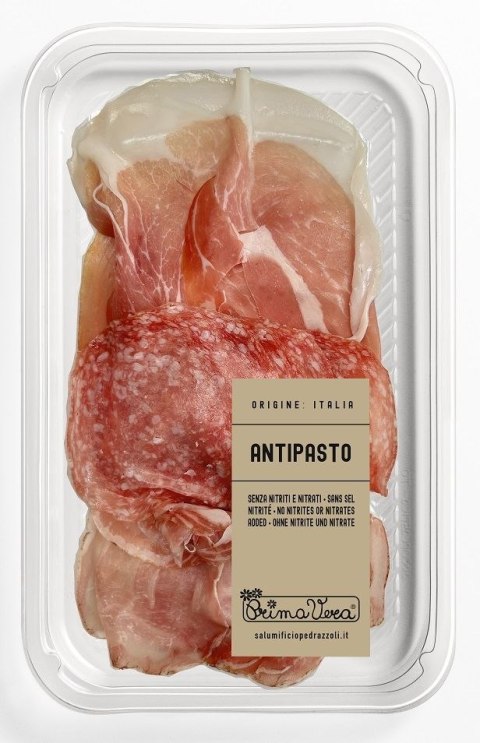 ANTIPASTI TRIO: SALAMI MILANO, POLĘDWICA LONZINO, SZYNKA PROSCIUTTO CRUDO BIO BEZGLUTENOWE BIO 90 g - PRIMAVERA