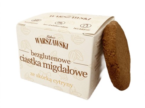 CIASTKA MIGDAŁOWE ZE SKÓRKĄ CYTRYNY BEZ DODATKU CUKRÓW BEZGLUTENOWE 150 g - WARSZAWSKI