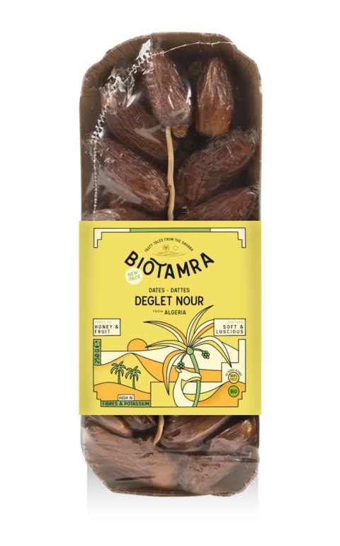 DAKTYLE ŚWIEŻE Z PESTKĄ BIO 250 g - BIOTAMRA