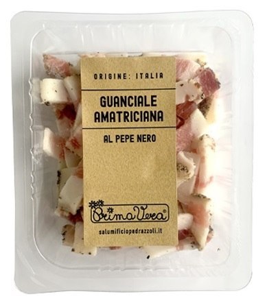 GUANCIALE Z CZARNYM PIEPRZEM BIO 100 g - PRIMAVERA