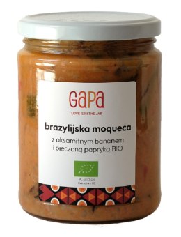 GULASZ Z PIECZONĄ PAPRYKĄ I BANANEM BRAZYLIJSKI BIO 450 g - GAPA