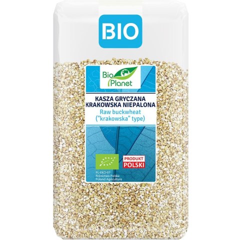 KASZA GRYCZANA KRAKOWSKA NIEPALONA BIO 1 kg - BIO PLANET