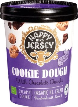 LODY WANILIOWE Z KAWAŁKAMI CIASTEK I CZEKOLADY BIO 500 ml - HAPPY MRS. JERSEY