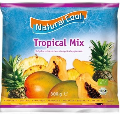 MIX OWOCÓW TROPIKALNYCH MROŻONYCH BIO 300 g - NATURALCOOL