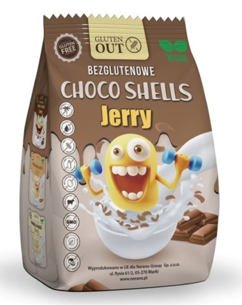 MUSZELKI ZBOŻOWE KAKAOWE BEZGLUTENOWE 375 g - JERRY GLUTEN OUT