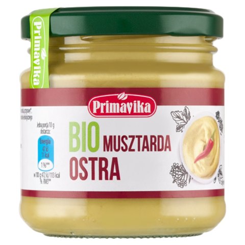MUSZTARDA OSTRA BIO 170 g - PRIMAVIKA