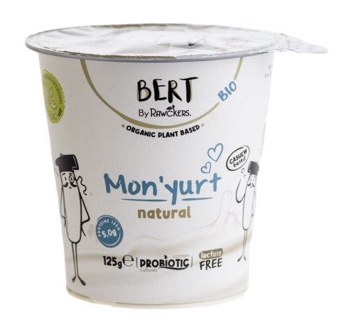 PRODUKT Z ORZECHÓW NERKOWCA BEZ DODATKU CUKRÓW BIO 125 g - BERT