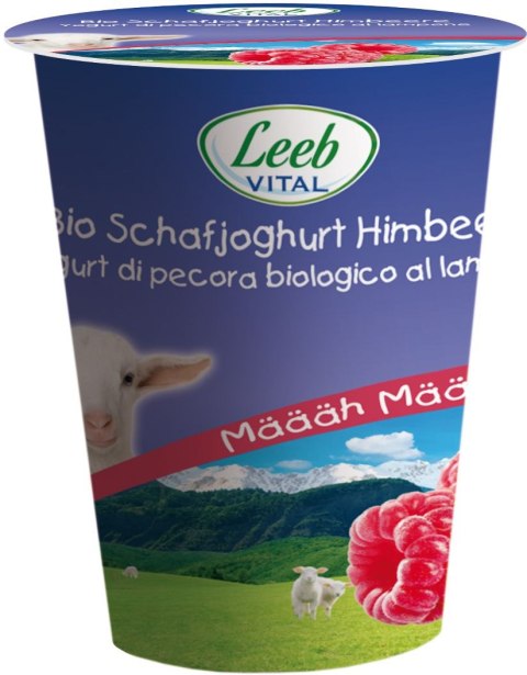 Przecena OWCZY JOGURT MALINOWY BIO 125 g - LEEB VITAL