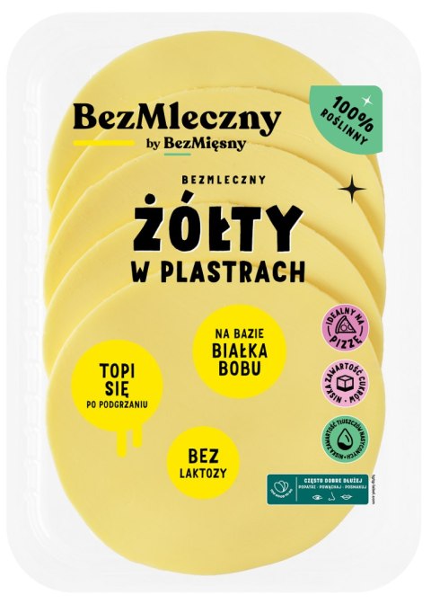 ROŚLINNA ALTERNATYWA SERA ŻÓŁTEGO PLASTRY 100 g - BEZMIĘSNY