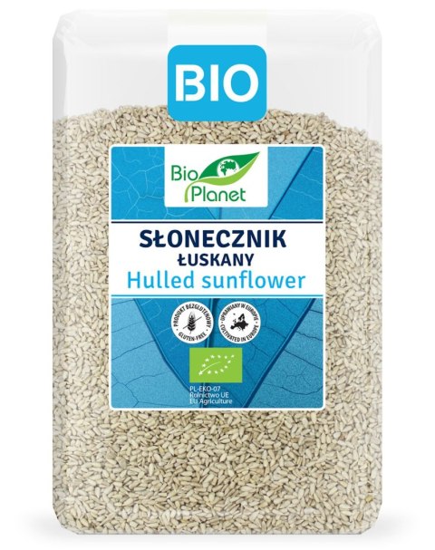 SŁONECZNIK ŁUSKANY BEZGLUTENOWY BIO 1,5 kg - BIO PLANET